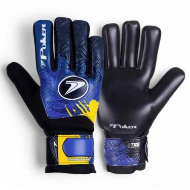 Imagem de Luva De Goleiro Poker Infinity Campo Society Futsal Training, Preto, A