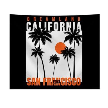 Imagem de Tapeçaria de parede Dreamland California San Francisco 150x100cm - yiw