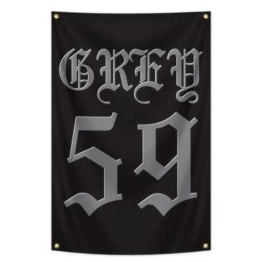 Imagem de Tapiz Póster de Pared GAEAX Gris 61x91 cm Arte Musical