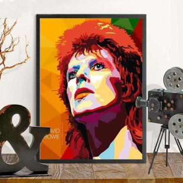 Imagem de Pôster de pintura de parede em tela Bowies Anime 40x50cm