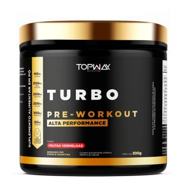 Imagem de Suplemento pré treino turbo topway 300g frutas vermelhas-Unissex