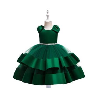 Imagem de Vestido De Princesa Para Meninas, Elegante Para Casamento E Festa De A