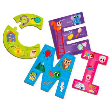 Imagem de Quebra Cabeça Alfabeto Giganete BDC