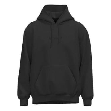 Imagem de Moletom Canguru Freesurf Version Básico Preto-Masculino