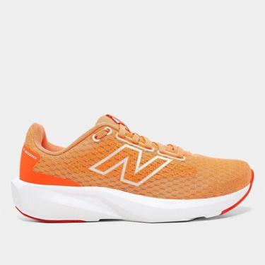 Imagem de Tênis New Balance 413 V3 Feminino, Laranja, Branco, 36