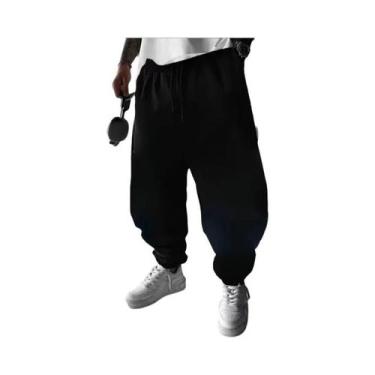 Imagem de Calças De Moletom Casuais Grandes De Algodão Estilo Hip Hop Pokémon An