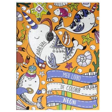 Imagem de Livro - Meu Livro de Colorir NEON: Narval