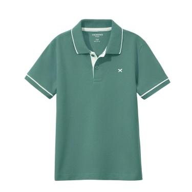 Imagem de Camiseta Polo Infantil Hering Verde Água-Masculino