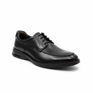 Imagem de Democrata Oxford Couro Preto Estilo Social Anatómico -, Preto, 40