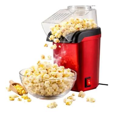 Imagem de Pipoqueira Elétrica Mini Joy Ar Quente Sem Óleo Vermelho 110V 1200W, 1