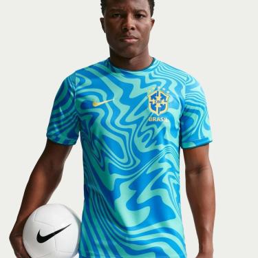 Imagem de Camiseta Brasil Dri-FIT Nike Academy Pro Pré-Jogo Masculina-Masculino