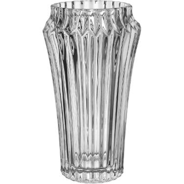 Imagem de VASO DECORATIVO ENFEITE DECORAÇÃO CASA PLANTA REDONDO ECO CRYSTAL 30x13x13cm TRANSPARENTE