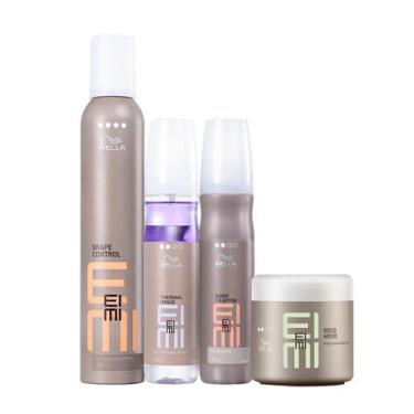 Imagem de Kit Wella Professionals EIMI Volume Pasta Control Thermal (4 produtos)