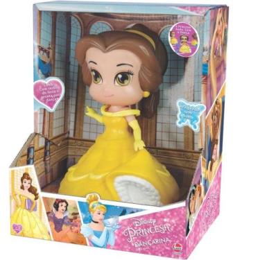 Imagem de Boneca Princesa Dançarina Bella Disney Líder Brinquedos, Amarelo
