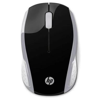 Imagem de Mouse Sem Fio HP 200 Sensor Óptico 1000 DPI Ambidestro Conexão 2.4GHz 