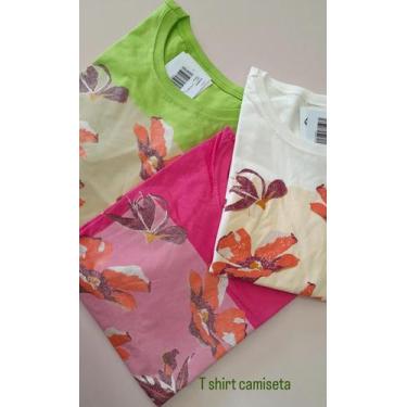 Imagem de Camiseta Feminina Manga Curta Rovitex, Rosa pink, M
