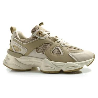 Imagem de Tênis Casual Feminino Ramarim 2590231, Bege, 36