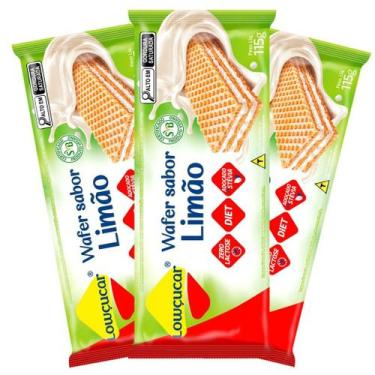 Imagem de Wafer Sabor Limão Lowçucar Zero Lactose Diet 115g
