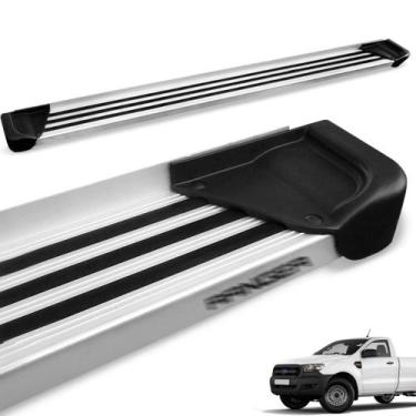 Imagem de Estribo Lateral Ranger CS 2013 a 2022 Aluminio Natural A1 - Gtnox