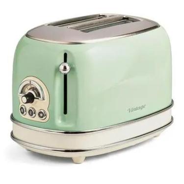 Imagem de Torradeira Elétrica Linha Vintage Ariete para 2 Fatias 6 Níveis de Tos