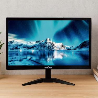 Imagem de Monitor LED 19 Polegadas HD Conexão HDMI VGA 5ms Alta Luminosidade PC 