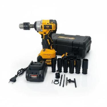 Imagem de Parafusadeira Furadeira de Alto Impacto BTEK ninja - B-Max, 48V