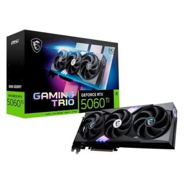 Imagem de Placa de Vídeo MSI NVIDIA GeForce RTX 5060 Ti Gaming Trio OC 8GB GDDR7