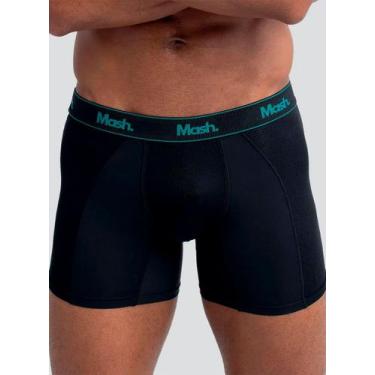 Imagem de Cueca Boxer Longa Mash 140.09 Masculina Active Texturizada Microfibra 