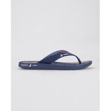 Imagem de Chinelo Masculino Rider Sprint, Azul, Laranja, 39