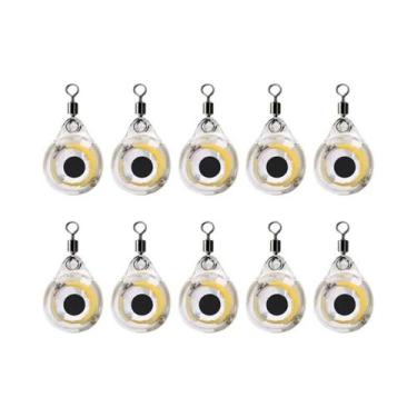 Imagem de Mini Isca Luminosa LED Para Pesca De Lula 10 Peças ShareShark Isca Sub