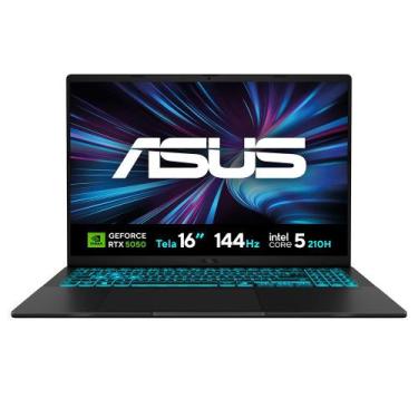 Imagem de Notebook ASUS V16, NVIDIA RTX5050, Core 5, 16GB, 512GB SSD, Tela 16" L