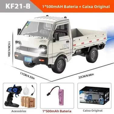 Imagem de Carrinho RC 1:16 18 Com Luz LED, Controle Remoto, Modelo Elétrico Para