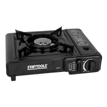 Imagem de Fogareiro A Gás 1 Boca Portátil C/ Maleta P/ Viagem 2500W - STARTOOLS