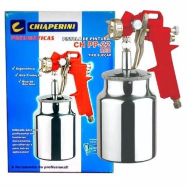Imagem de Pistola Para Pintura Alta Produção 1000l PP 22 Red - Chiaperini