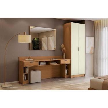Imagem de Quarto Modulado Casal 7 Peças Liga QM40 Of White Kappesberg