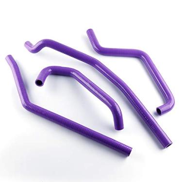 Imagem de Kit de mangueira de silicone de refrigeração para radiador ATV Performance serve para 08-11 Polaris Ranger RZR 800 (Roxo)