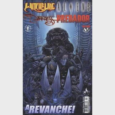 Imagem de Witchblade e Darkness vs Aliens e Predador - A Revanche - Crossover - numero: 1 - Editora: Mythos
