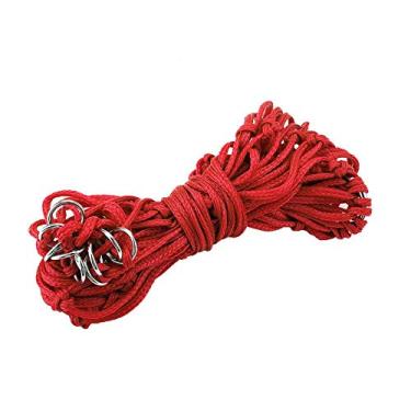 Imagem de Saco de feno Slow Feed, 3 cores, grande, resistente, rede de feno de cavalo, saco de alimentação para equinos (vermelho)