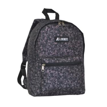 Imagem de Everest Mochila com várias estampas, Mochila padrão básico, Videiras marrons, One Size