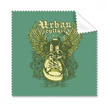 Imagem de Tênis de lona com estampa de asas, pano de limpeza de tela, 5 peças