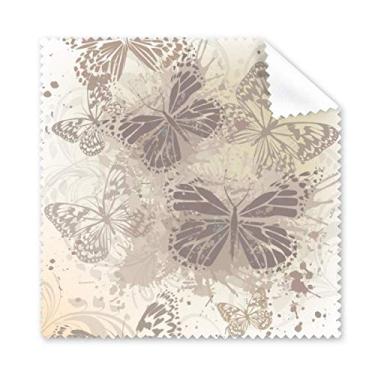 Imagem de Lenço de limpeza de papel de parede elegante, vintage, cinza, 5 peças