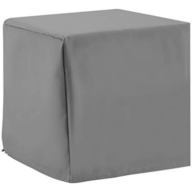 Imagem de Crosley Furniture CO7504-GY Capa de mesa externa de vinil reforçado de calibre pesado, cinza