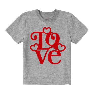 Imagem de Camiseta Infantil Love Vermelho