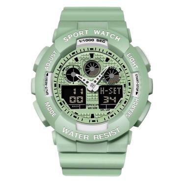 Imagem de  Relógio Esportivo Feminino Digital Analógico Multifuncional Casual  A Prova D`água