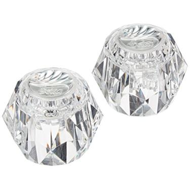 Imagem de Delta Faucet Alças de puxador H61 para torneiras romanas de banheira com 2 alças, transparentes (vendidas em pares)