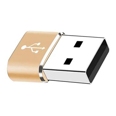 Imagem de TECKEEN Adaptador USB A Macho para USB C Fêmea USB 3.0 Tipo C Conversor de Porta de Carregamento P&P