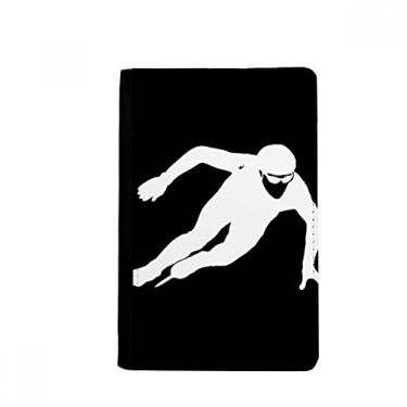 Imagem de Porta-passaporte Skating Black Winter Sport Outline Notecase Burse carteira capa porta-cartão, Multicolor