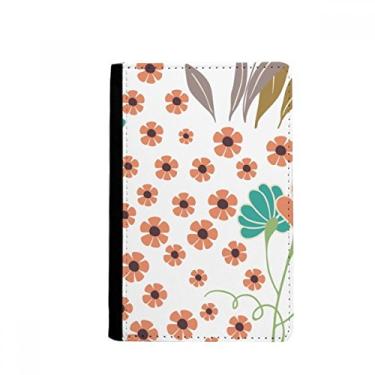 Imagem de Porta-passaporte GreenOrange Flor Planta Tinta Notecase Burse Carteira Capa Cartão Bolsa, Multicolor