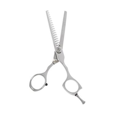 Imagem de ShearsDirect Tesoura texturizada de 15,24 cm (6"), 18 dentes, com alça deslocada, 79,36 g