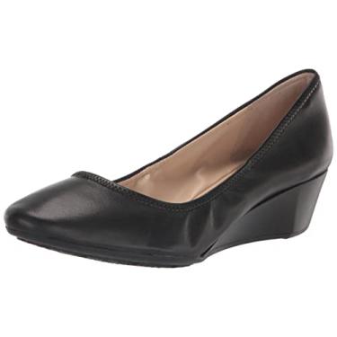 Imagem de Cole Haan Sloane Wedge feminino, Couro preto, 35